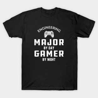 Engineering Major by day gamer by night T-Shirt